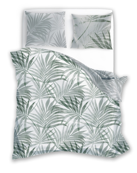 Sada LožníhoPrádla Z Bavlněného Saténu 220x200+ 2x70x80 Milagro Verde 004