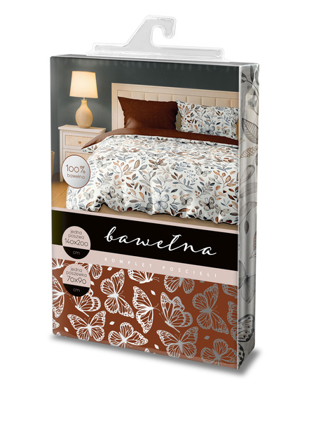 Bavlněné Povlečení 140x200+70x90 Gusto 001