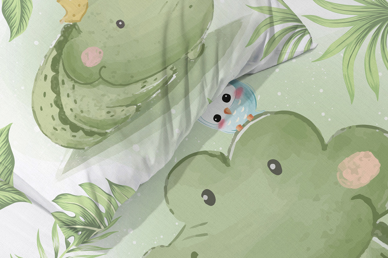 Dětské Povlečení 100x135+40x60 016 Krokodýl