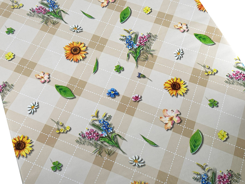 Ubrusy PVC s Textilním Podkladem 140 Classico M-6517-3