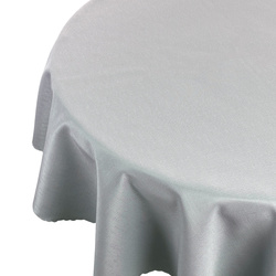 Ubrusy s Nešpinivou Úpravou I šedá Kulatý