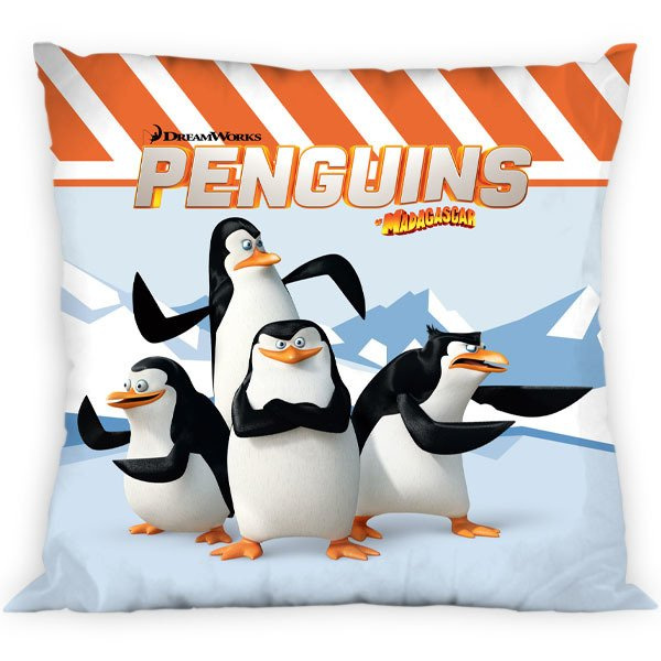 Povlak na Polštář Tučňáci z Madagaskaru 01 40x40 cm