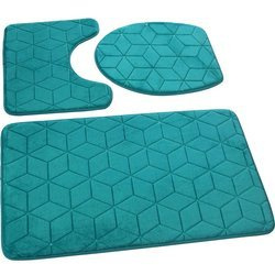 Koupelnové Předložky Smaragdově Zelená 31 - Třídílný