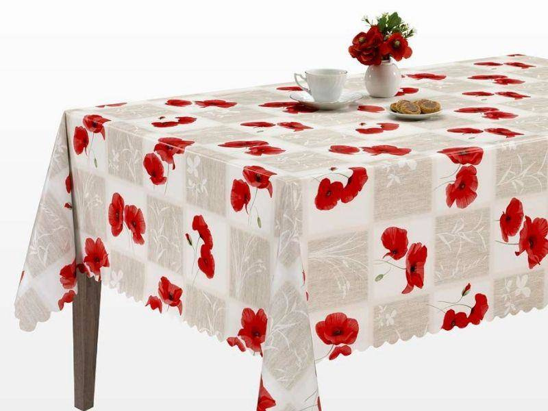Ubrusy PVC s Textilním Podkladem Florista 01569-01 v Rolích