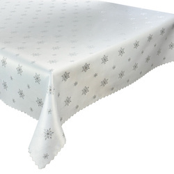 Oboustranně Ubrusy s Nešpinivou Úpravou Stříbrný Sníh 1