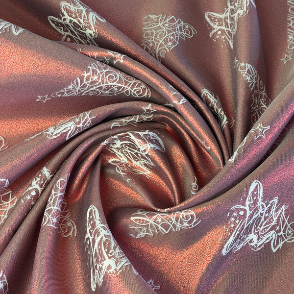 Oboustranně Ubrusy s Nešpinivou Úpravou Vánoční Strom Z-3401 Zlatý 