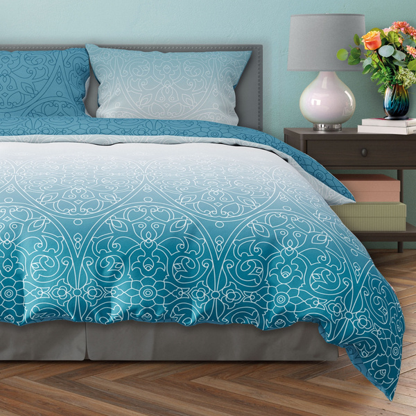 Sada Ložního Prádla Z Bavlněného Saténu 140x200+70x90 Milagro Verde 015