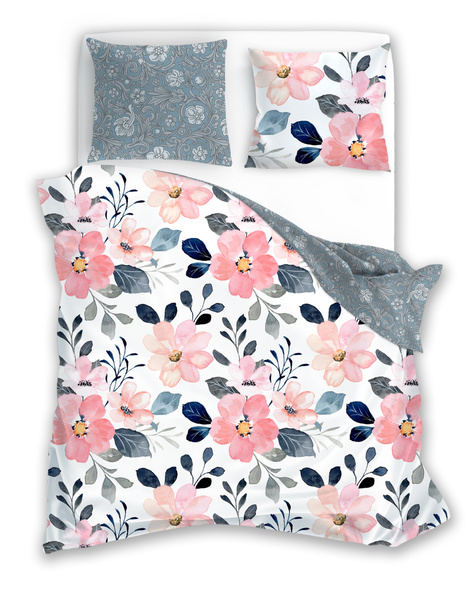 Sada LožníhoPrádla Z Bavlněného Saténu 160x200+ 2x70x80 Milagro Verde 011