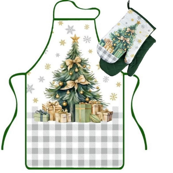 Sada kuchyňských rukavic a zástěry F24A2117