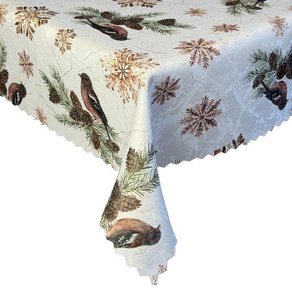 Oboustranně Ubrusy s Nešpinivou Úpravou Zlatý Sníh I