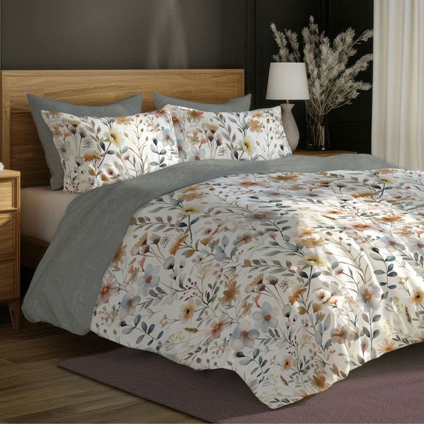 Sada Ložního Prádla Z Bavlněného Saténu 160x200+ 2x70x80 Boho 006