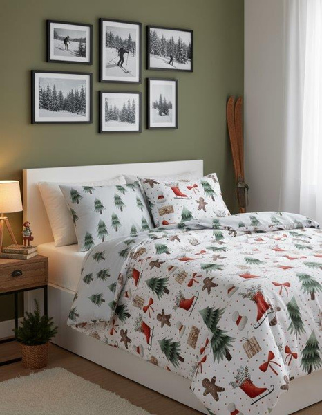 Bavlněné Povlečení 140x200+70x90 Scandic 078