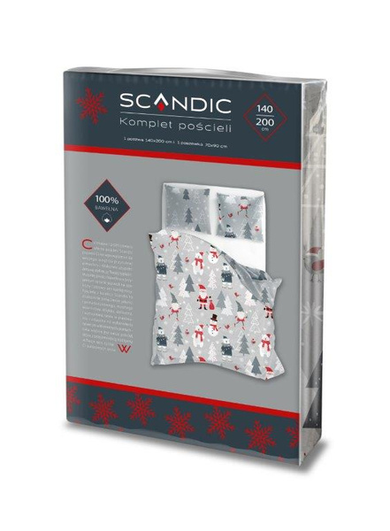 Bavlněné Povlečení 140x200+70x90 Scandic 079