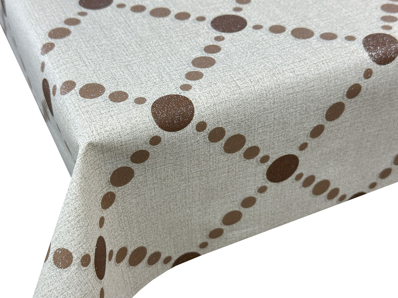 Ubrusy PVC s Textilním Podkladem 137 Glitter MT-6145A v rolích