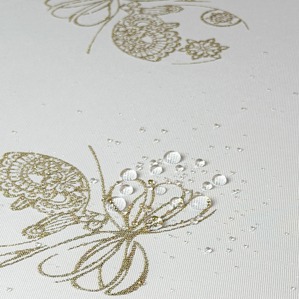 Oboustranně Ubrusy s Nešpinivou Úpravou Vánoční  Zlatý Vánoční Ozdoba Ornament