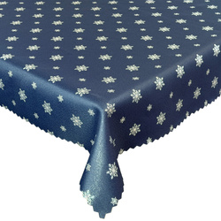 Oboustranně Ubrusy s Nešpinivou Úpravou zelená Sníh 1