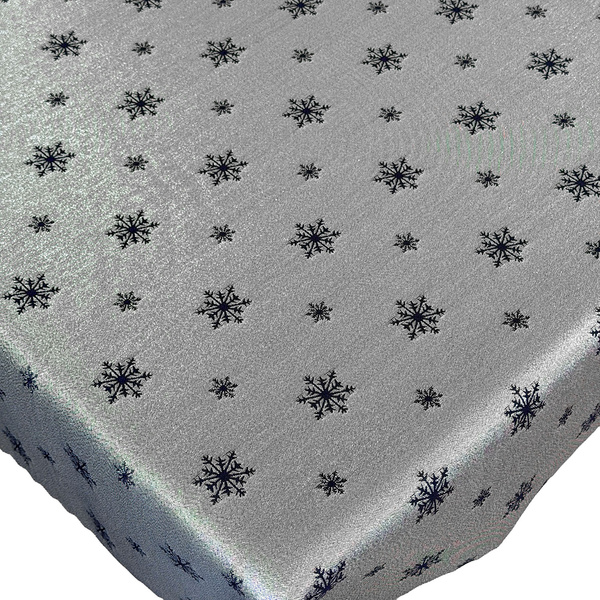 Oboustranně Ubrusy s Nešpinivou Úpravou zelená Sníh 1