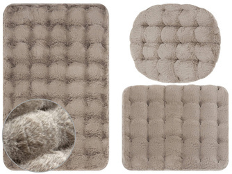 Koupelnové Předložky Aruba Béžová taupe - 3 ks