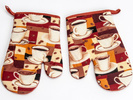 Kuchyňské Chňapky s Magnetem Coffee F9696