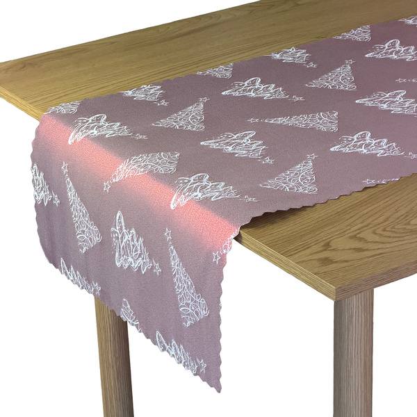 Oboustranně Běhouny s Nešpinivou Úpravou Vánoční Strom Z-3401 Zlatý 