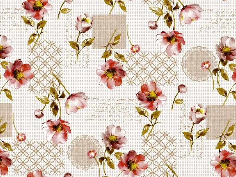 Ubrusy PVC s Textilním Podkladem 140 M-8690B