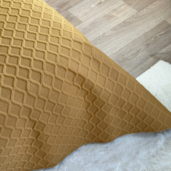 Dvoustranné Přehozy na Postel Parla 3D Hnedá Bez Polštářů 220x240