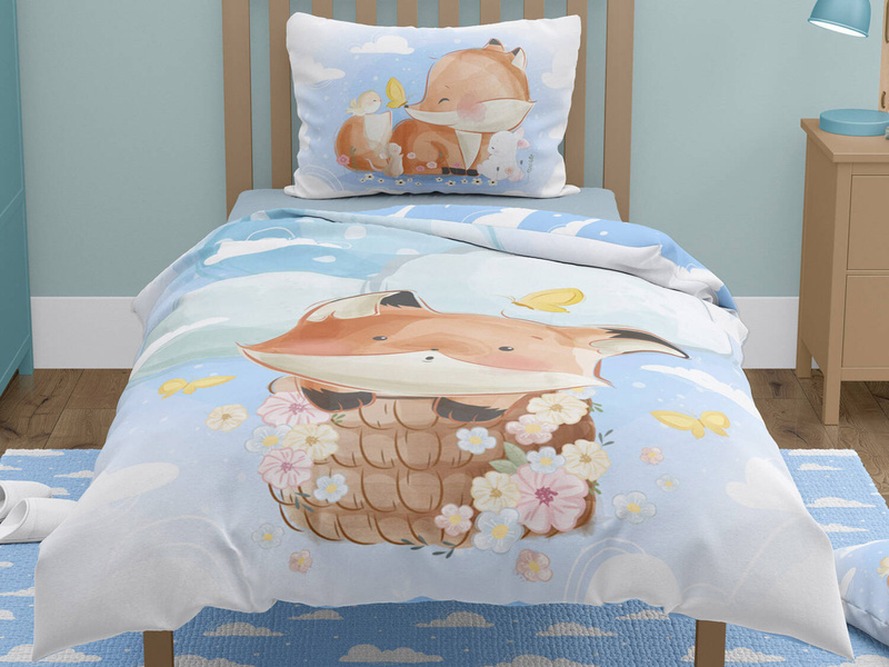 Dětské Povlečení 100x135+40x60 Króliki BABY214008