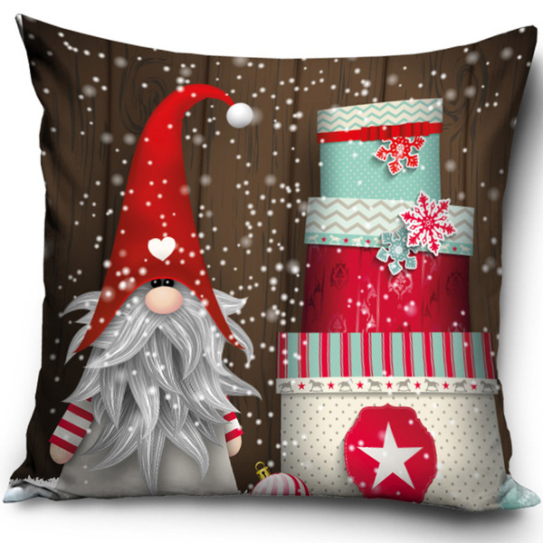Dekorativní Vánoční Povlaky na Polštáře Santa Claus PNL237006 40x40 cm