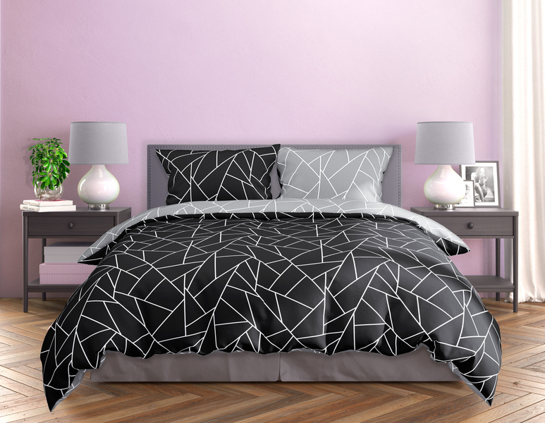 Sada LožníhoPrádla Z Bavlněného Saténu 220x200+ 2x70x80 Milagro Verde 006