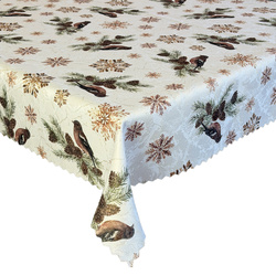 Oboustranně Ubrusy s Nešpinivou Úpravou Zlatý Sníh I