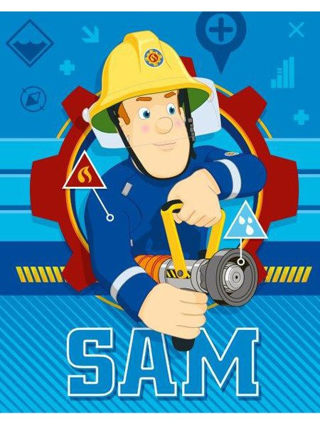 Fleece Deka Požárník Sam 001