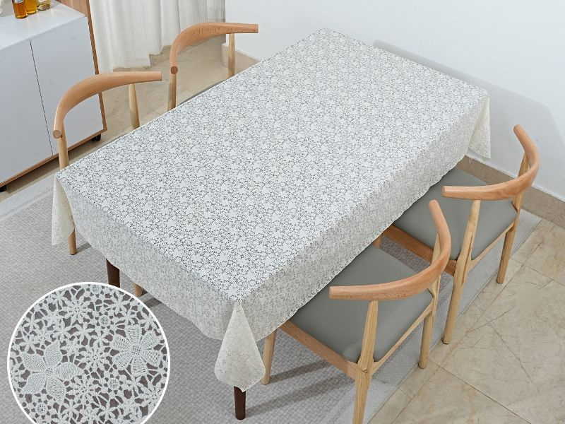 Krajka Ubrusy PVC 137 WH-MULTICOLORS LS-019M v rolích