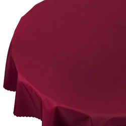 Venkovní Voděodolný polyesterový zahradní ubrus Bordó Kulatý
