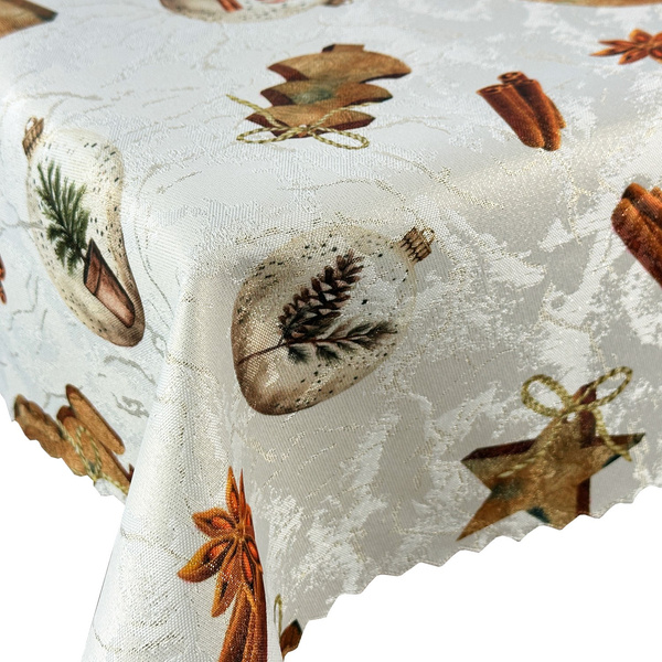 Oboustranně Ubrusy s Nešpinivou Úpravou Wooden Story Gold