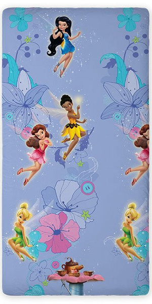 Bavlnené Prostěradlo Disney Fairies 01 160x200 cm