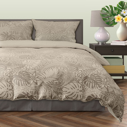 Sada LožníhoPrádla Z Bavlněného Saténu 140x200+70x90 Milagro Verde 024