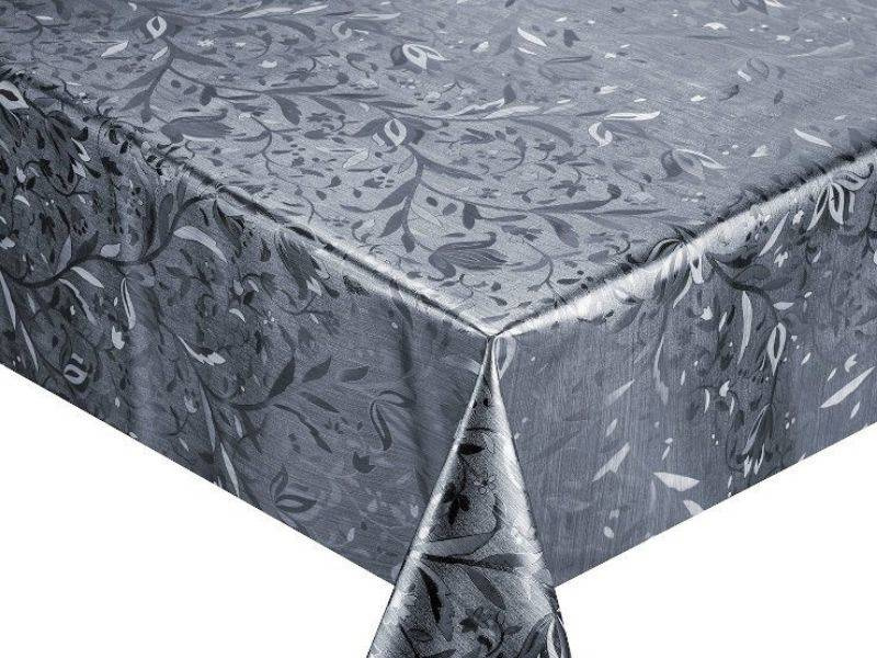 Ubrusy PVC s Textilním Podkladem 3D Metallico T-6123N v Rolích