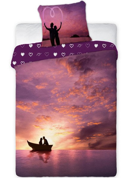 Bavlněné Povlečení Valentines Amore 004 in Love