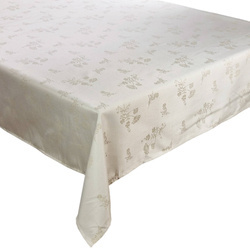 Ubrusy Úpravou Jacquard Ines Béžové květiny