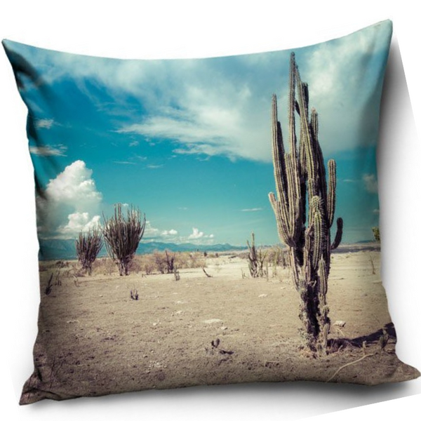 Povlak na Polštář z Mikrovlákna Kaktus 40x40 cm