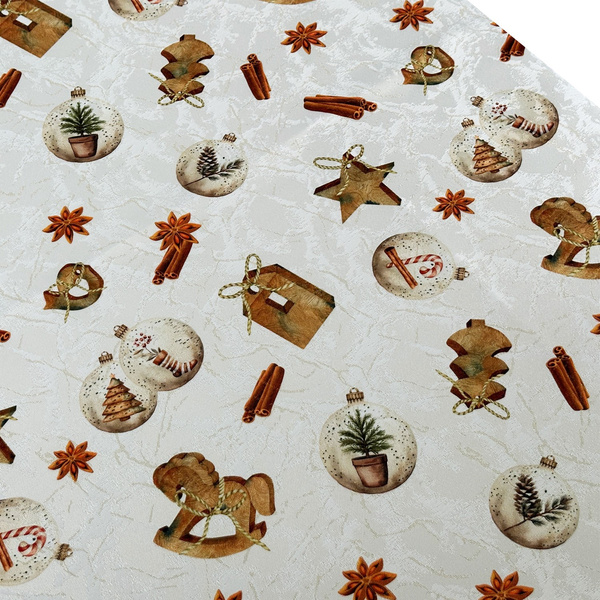 Oboustranně Ubrusy s Nešpinivou Úpravou Wooden Story Gold