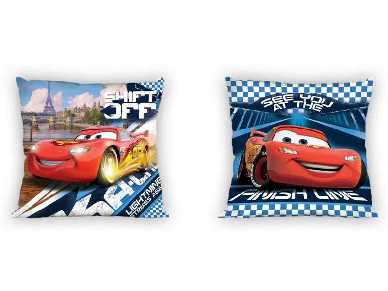 Dvoustranný Povlak na Polštář Disney Autá Cars 005 40x40 cm