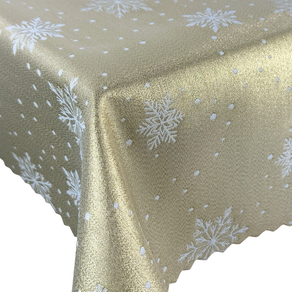 Oboustranně Ubrusy s Nešpinivou Úpravou Zlatý Sníh I