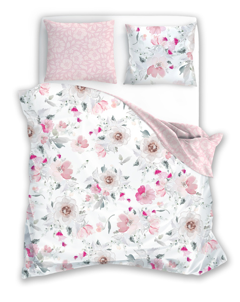 Sada Ložního Prádla Z Bavlněného Saténu 140x200+70x90 Milagro Verde 003