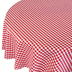 Ubrusy s Nešpinivou Úpravou Alice Káro Losos Kulatý 