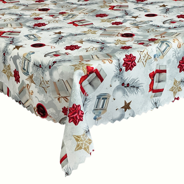 Oboustranně Ubrusy s Nešpinivou Úpravou Zlatý Sníh I