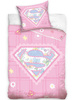 Dětské Povlečení 100x135+40x60 Super Baby Růžová
