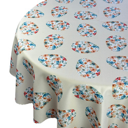 Ubrusy s Nešpinivou Úpravou Velikonoční Kulatý Květinové Velikonoční Vajíčko