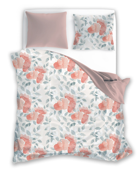 Sada LožníhoPrádla Z Bavlněného Saténu 160x200+ 2x70x80 Milagro Verde 028