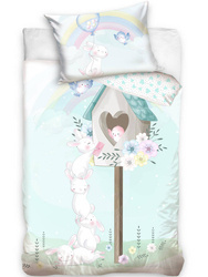 Dětské Povlečení 100x135+40x60 Króliki BABY214008
